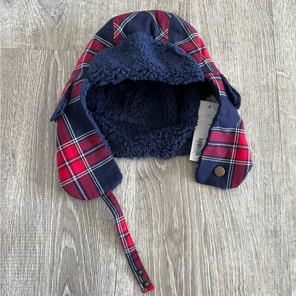 Janie and Jack Plaid Trapper Hat - Picture 4 of 4